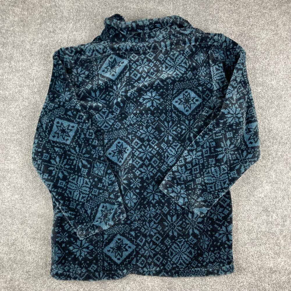 Sonoma Jean‎ Company Cardigan Womens Size L Blue Fuzzy Button Front Retro - Picture 6 of 7